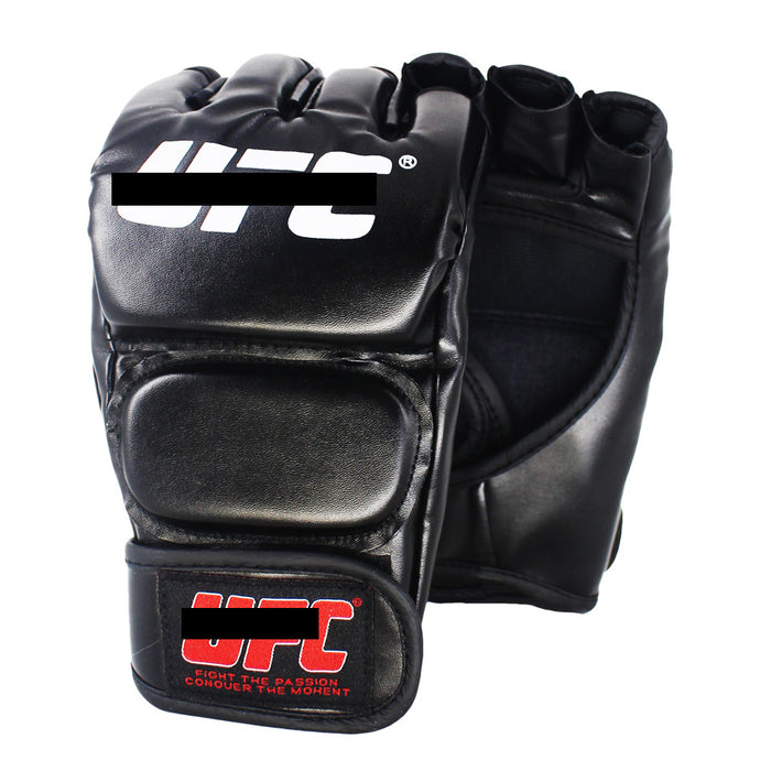 MMA adult half finger boxing gloves