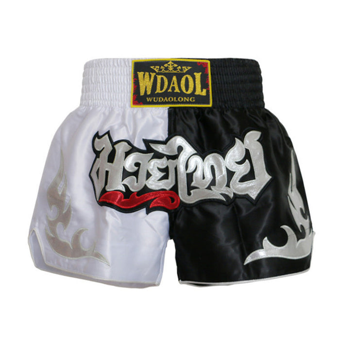 Wudaolong Thai Boxing Shorts Sanda boxing clothing UFC MMA combat training professional competition shorts