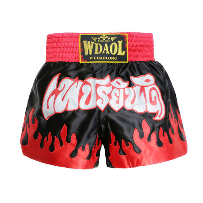 Wudaolong Thai Boxing Shorts Sanda boxing clothing UFC MMA combat training professional competition shorts