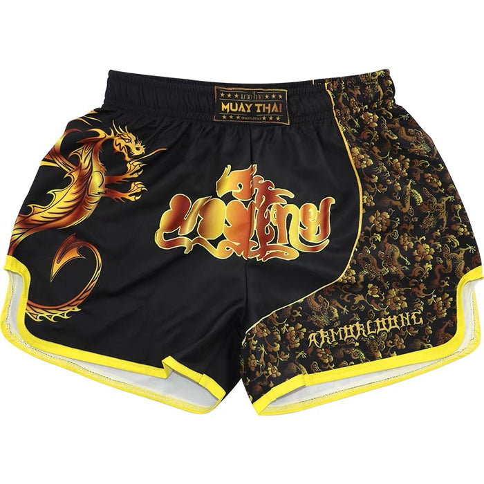 Quick Drying Training Shorts Men's Thai Boxing Fitness Shorts